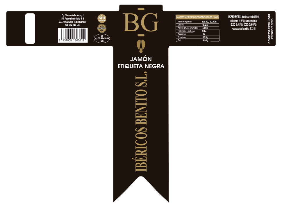 Jamón Etiqueta Negra BG