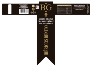 Jamón Ibérico Cebo De Campo 50% R.I Benito BG